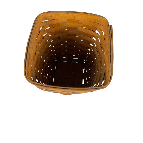 2001 Longaberger Medium Spoon Basket – Woven Wood Collectible Made in USA - Picture 3 of 4